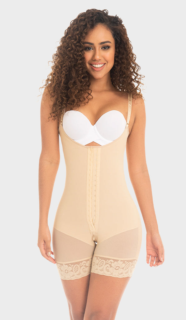 F0069 - STRAPLESS MID-THIGH FAJA (6757412470960)